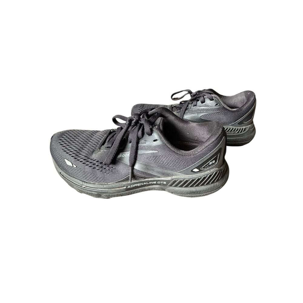 BROOKS ADRENALINE GTS 23 (BLACK/BLACK/EBONY) WOMEN’S SNEAKERS Size 6.5